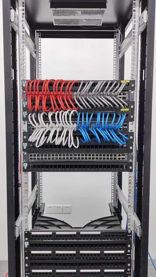 丝戋科技通道式理线架 治愈强迫症的配线架新选择